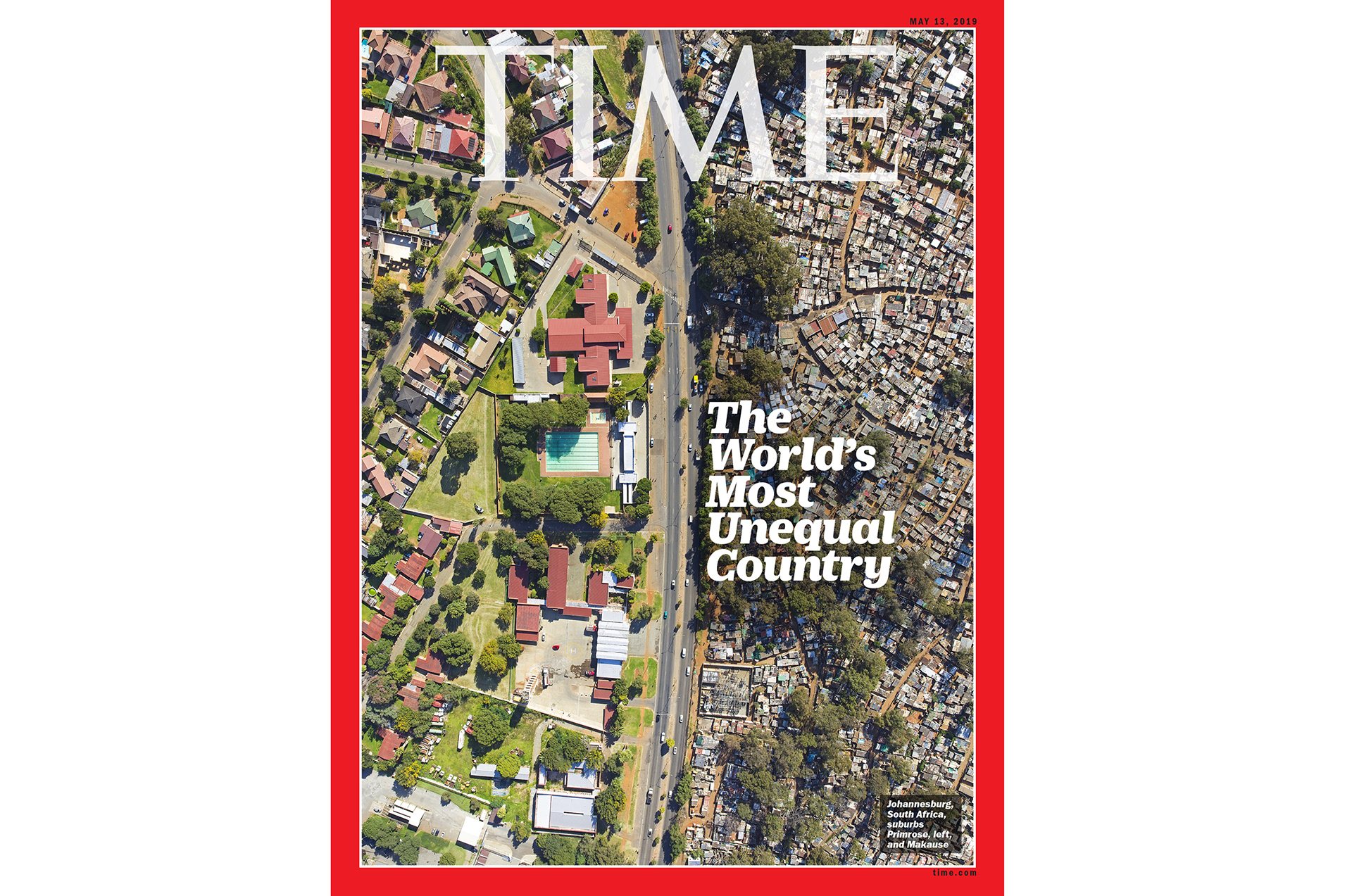 Unequal scenes image on the cover of Time magazine in 2019